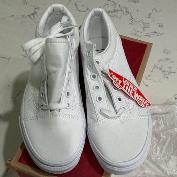 Old Skool Vans- True White - Picture 4 of 6